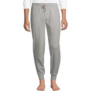 NWOT Lands' End Men's XXL Gray Waffle Knit Lounge Pants